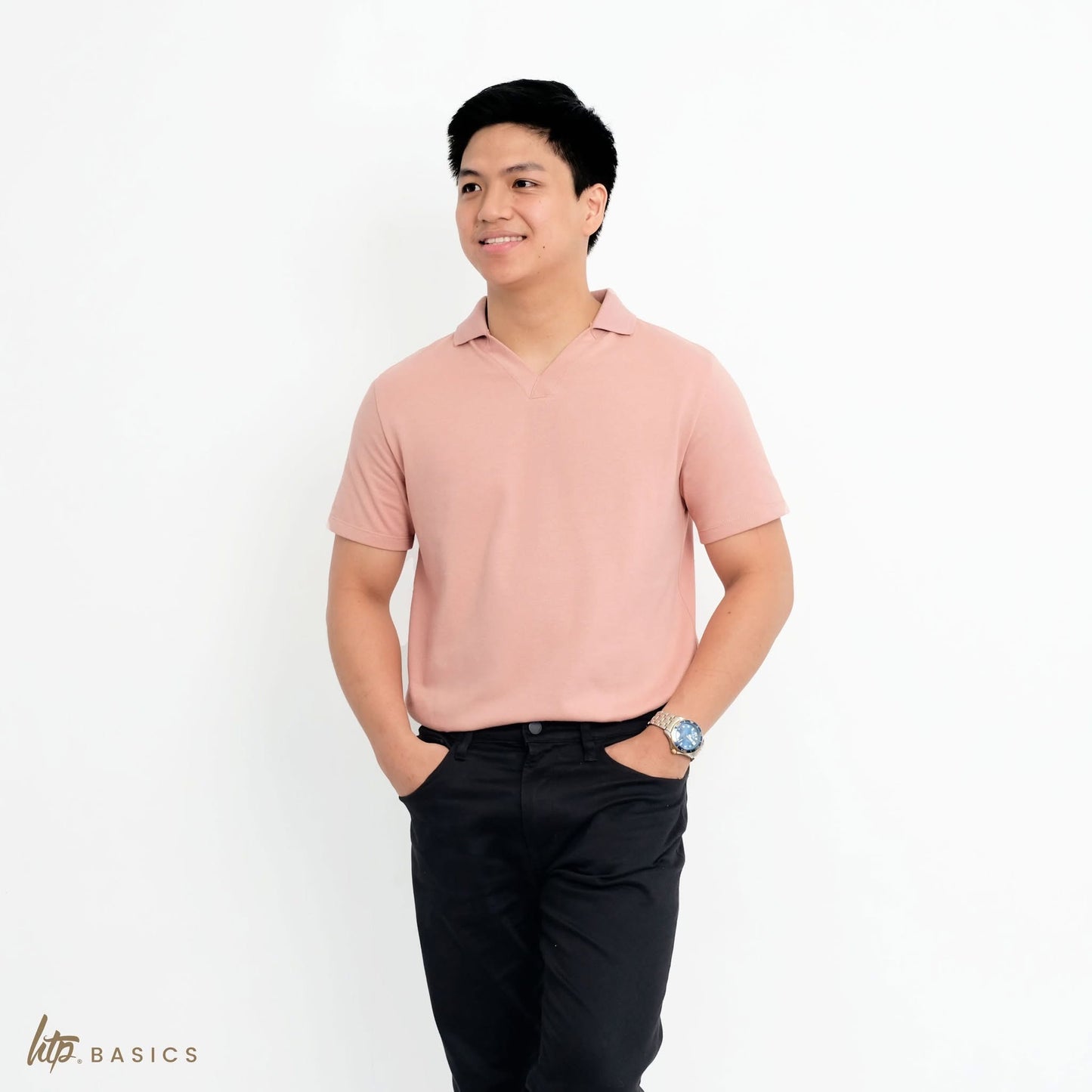 HTP Open Collar Polo Shirt