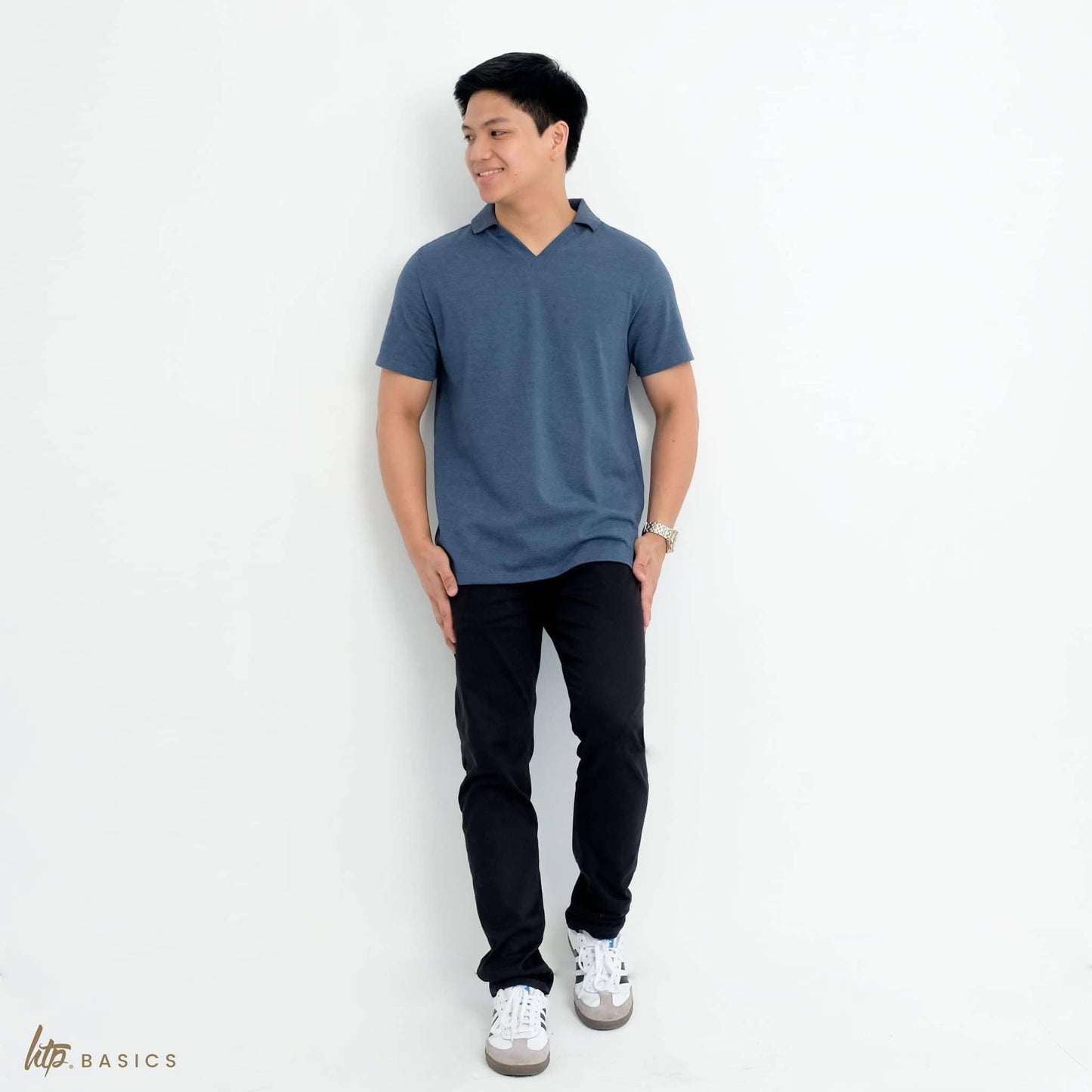 HTP Open Collar Polo Shirt