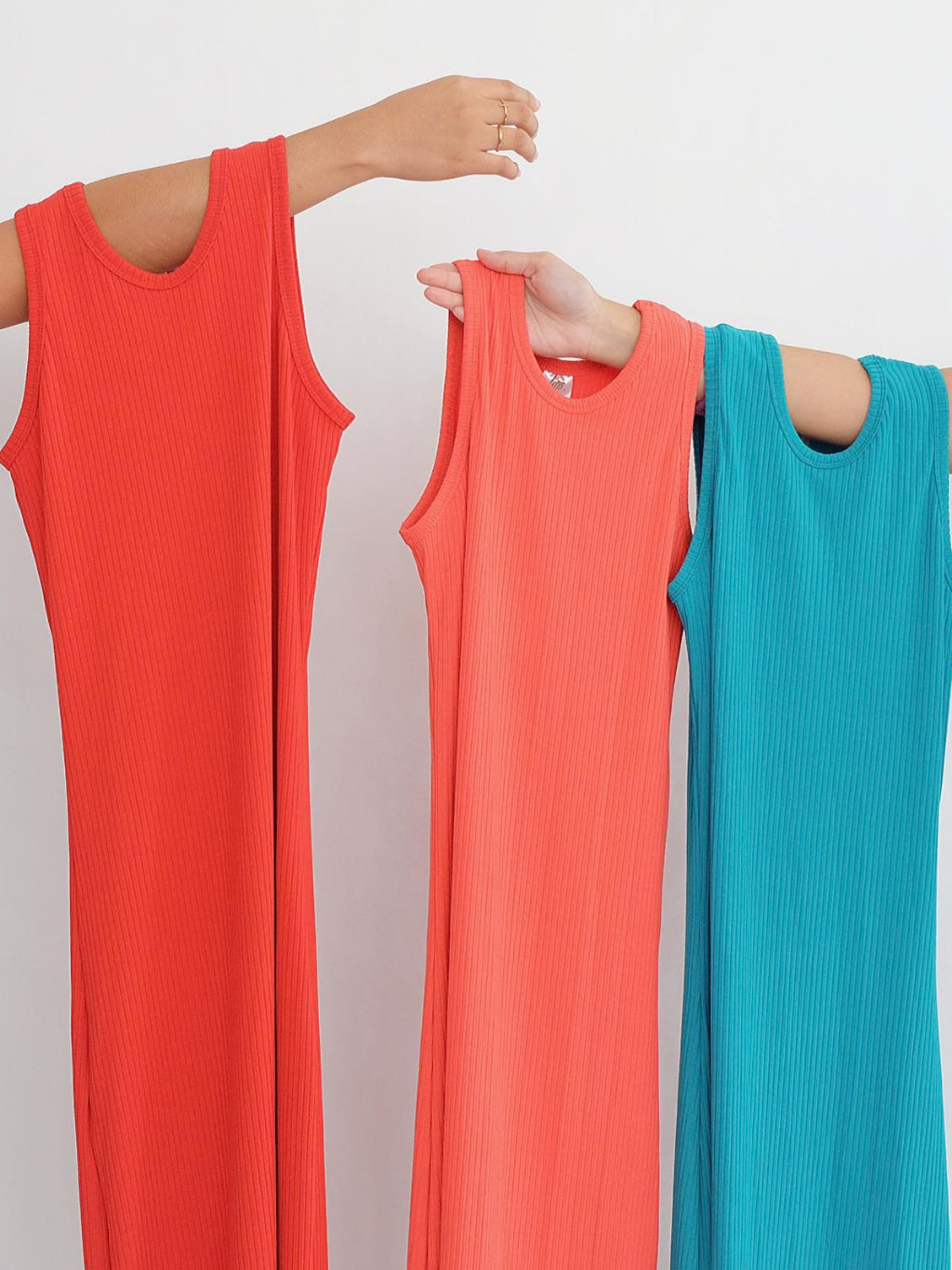 HTP Ribbed Chunky SL Maxi Dress