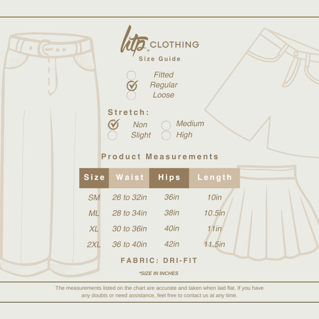HTP Women's Dri-Fit Walking Shorts