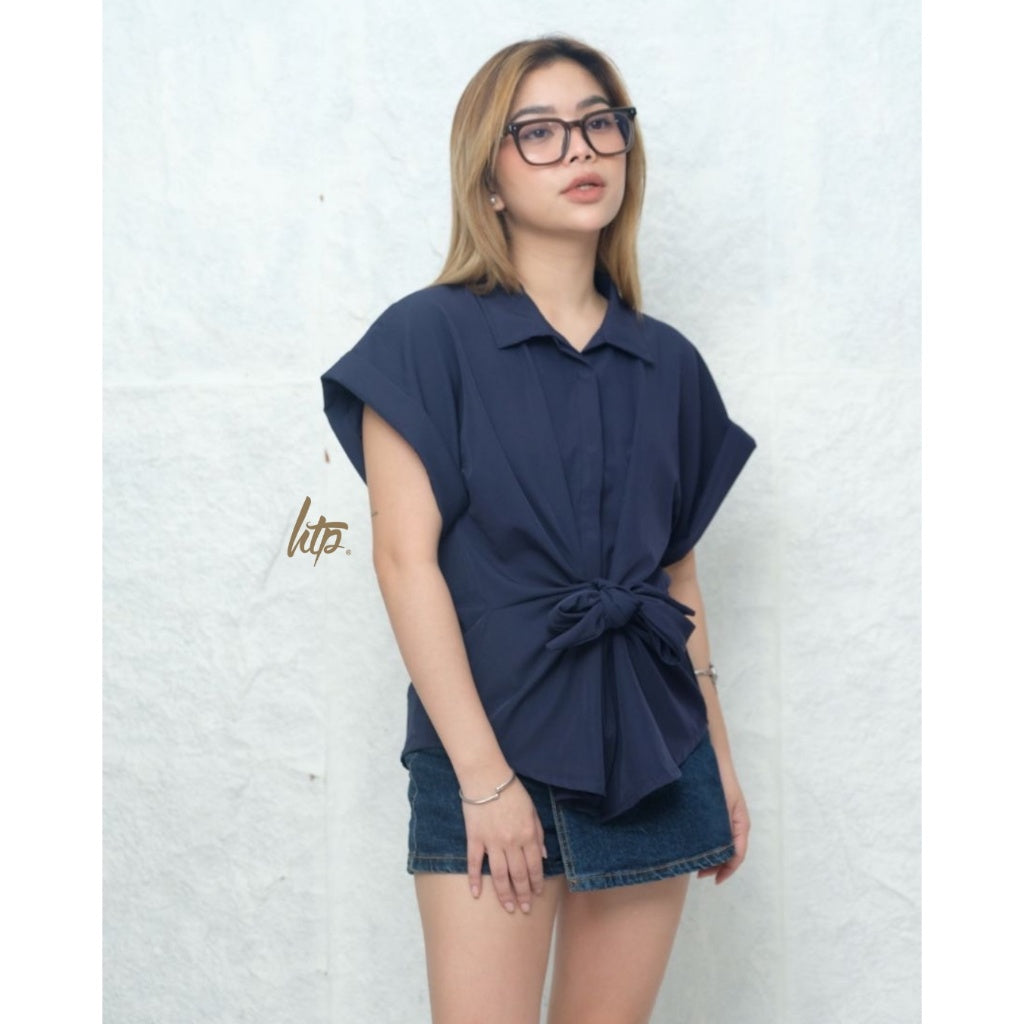 HTP Self Tie Polo Top