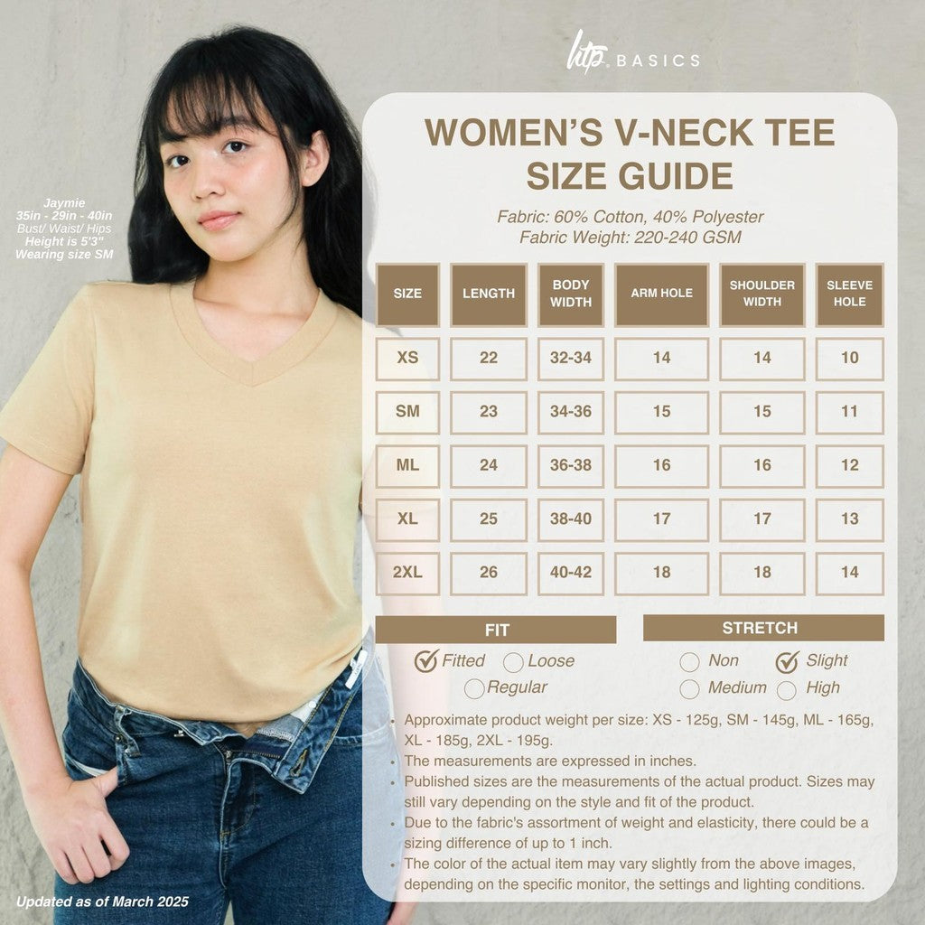 HTP Women's V-neck Tee