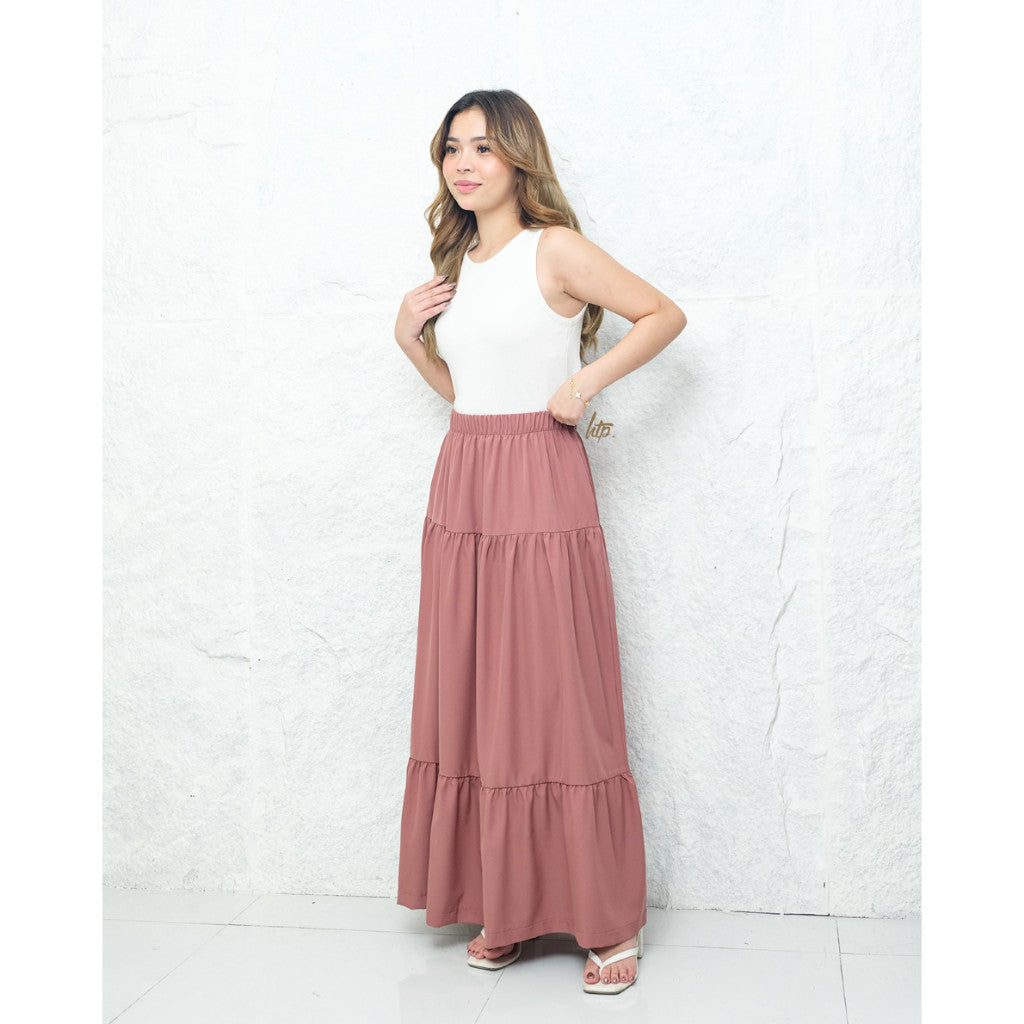 HTP Plain Maxi Skirt