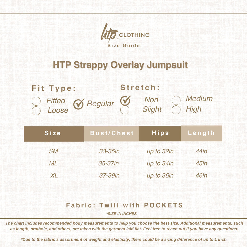 HTP Strappy Overlay Jumpsuit