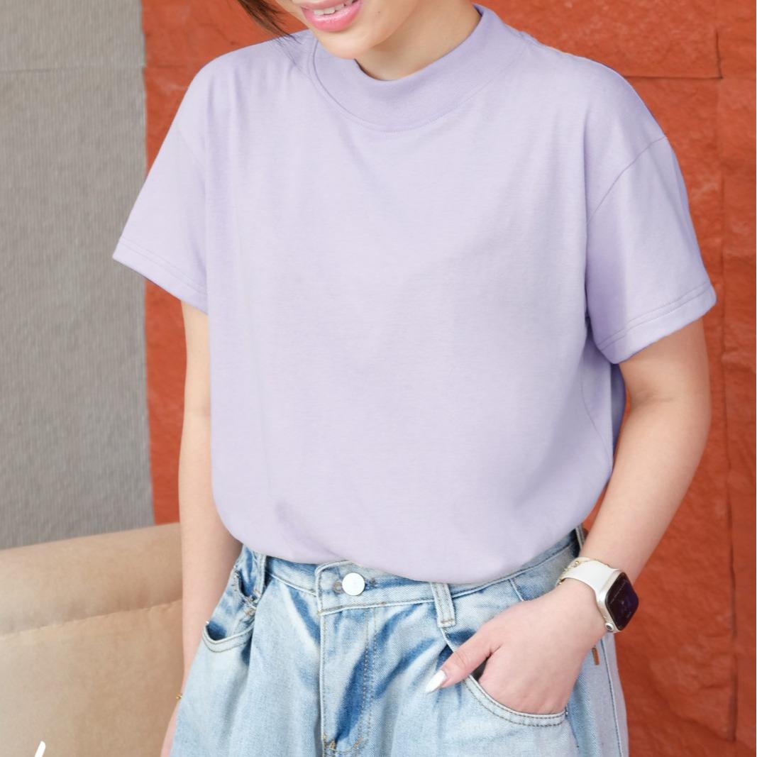 HTP Cotton High Neck T-Shirt
