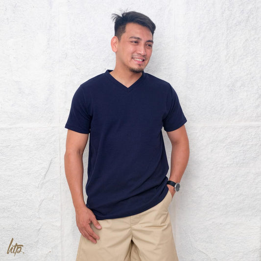 HTP Men's V-neck Waffle Tee