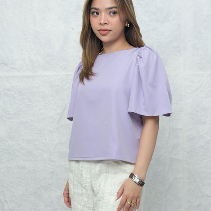 HTP Modern Filipiniana Boatneck Top for Women