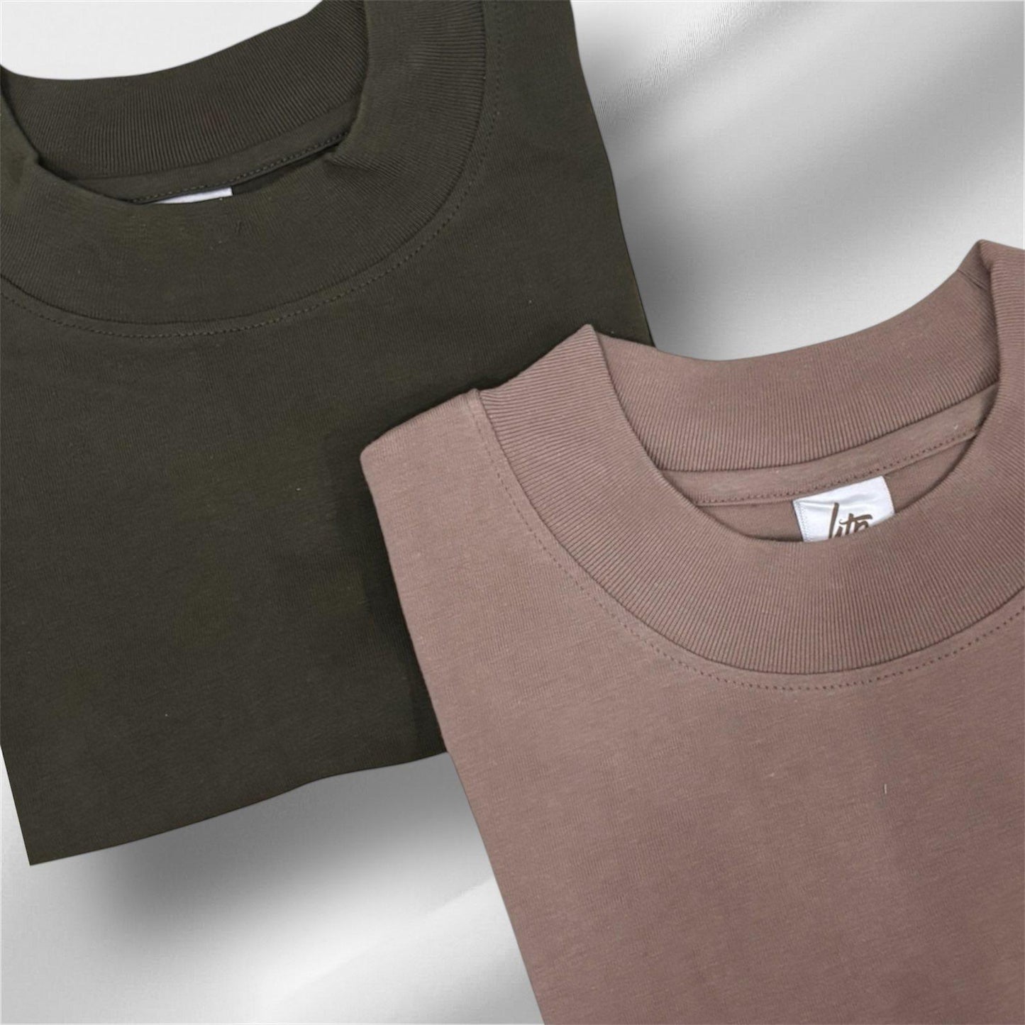 HTP Cotton High Neck T-Shirt