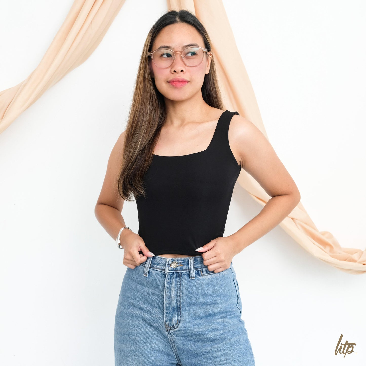 HTP Square Neck Croptop for Women's