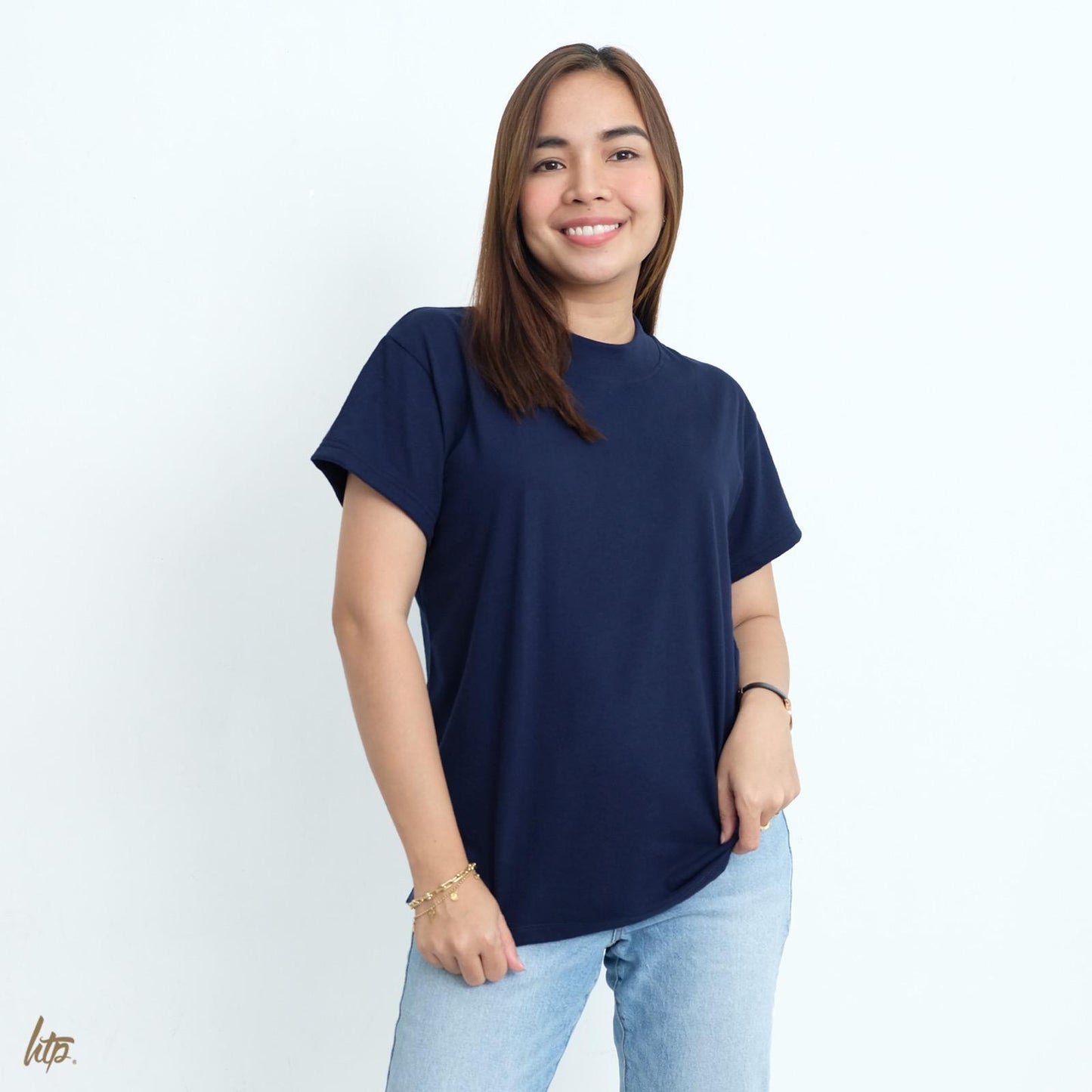 HTP Cotton High Neck T-Shirt