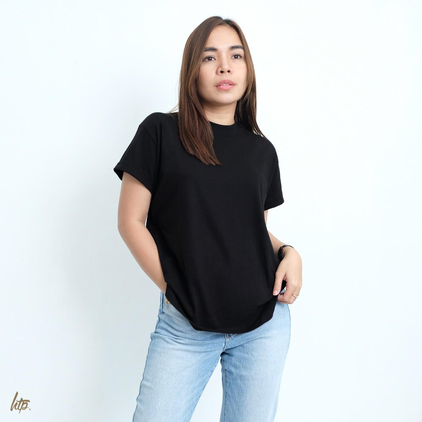 HTP Cotton High Neck T-Shirt