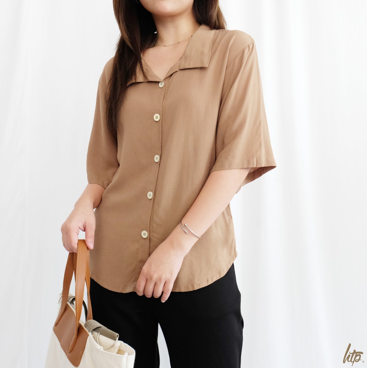 HTP Korean Soft Linen Button-Down Shirt