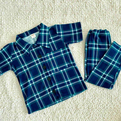 HTP Kids Polo & Pants Sleepwear Set