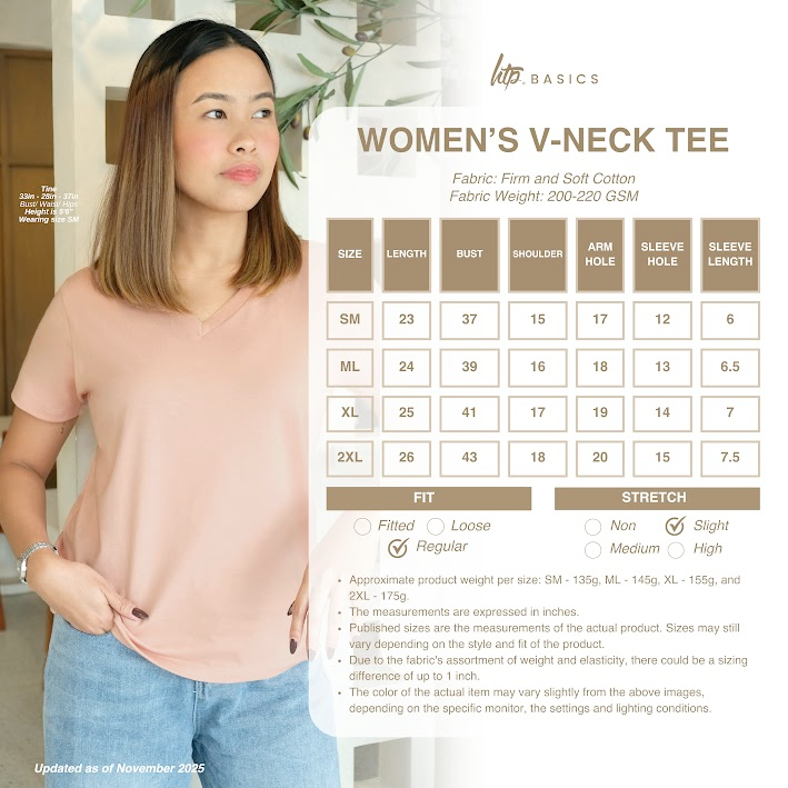 HTP V-neck Tee for Women