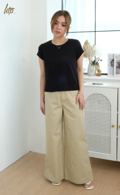 HTP Wide Leg High Waist Trousers