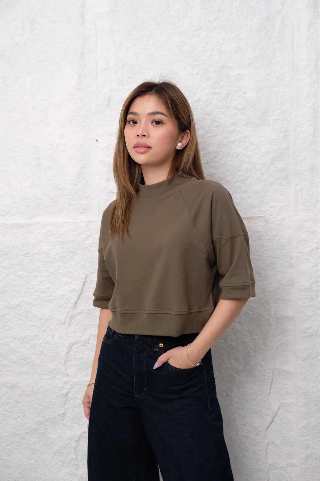 HTP Exclusives Women's Cropped Raglan Tee