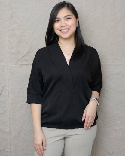 HTP Kimono Overlap Top for Women