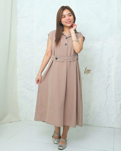 HTP Belted Dress For Women