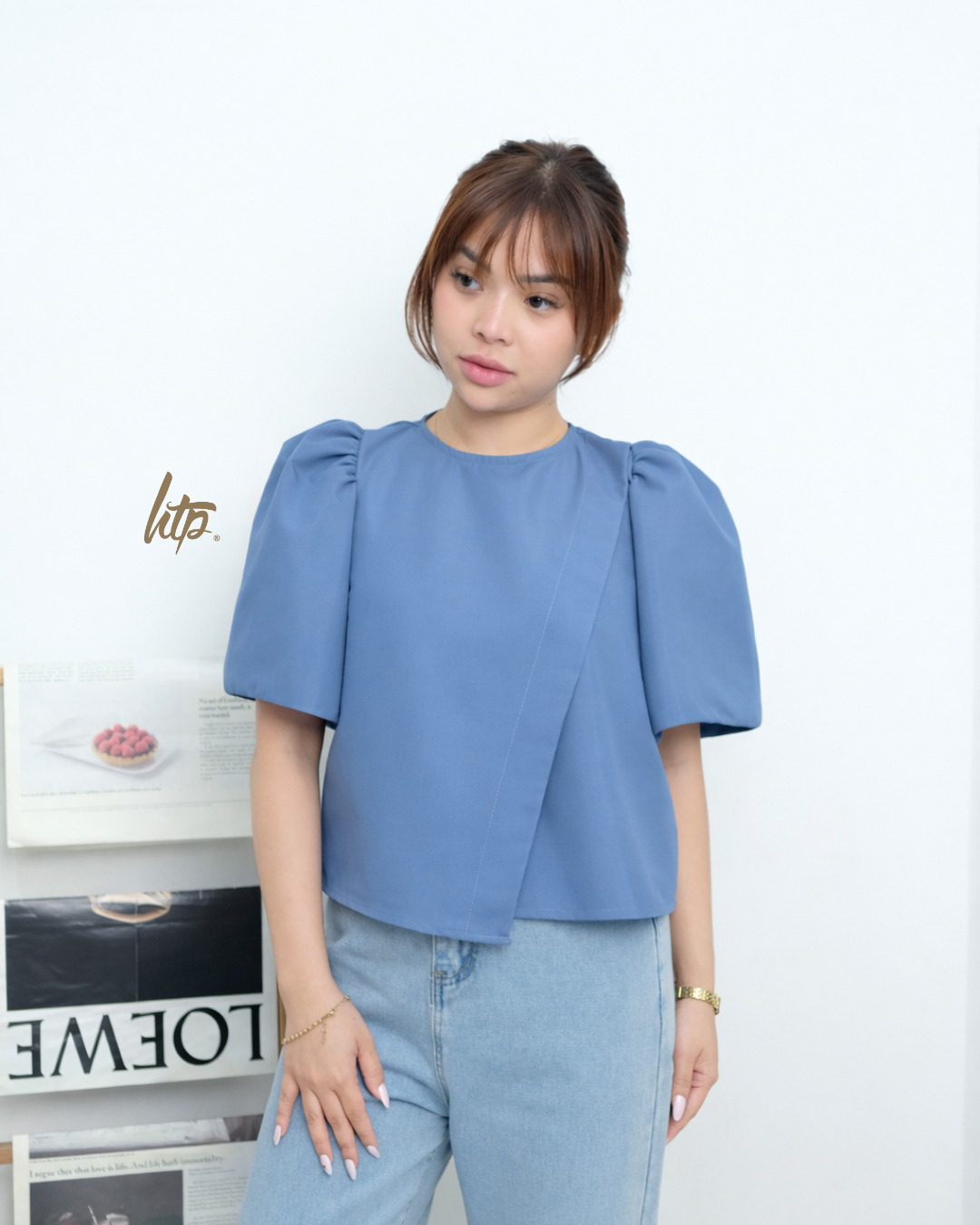 HTP Overlap Modern Filipiniana Top For Women