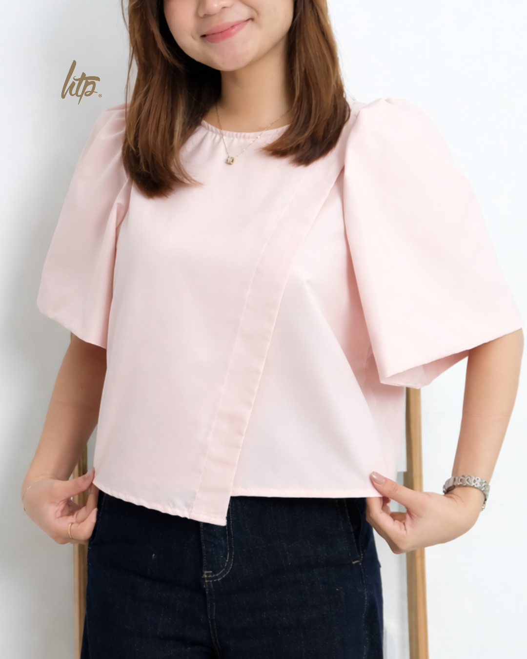 HTP Overlap Modern Filipiniana Top For Women