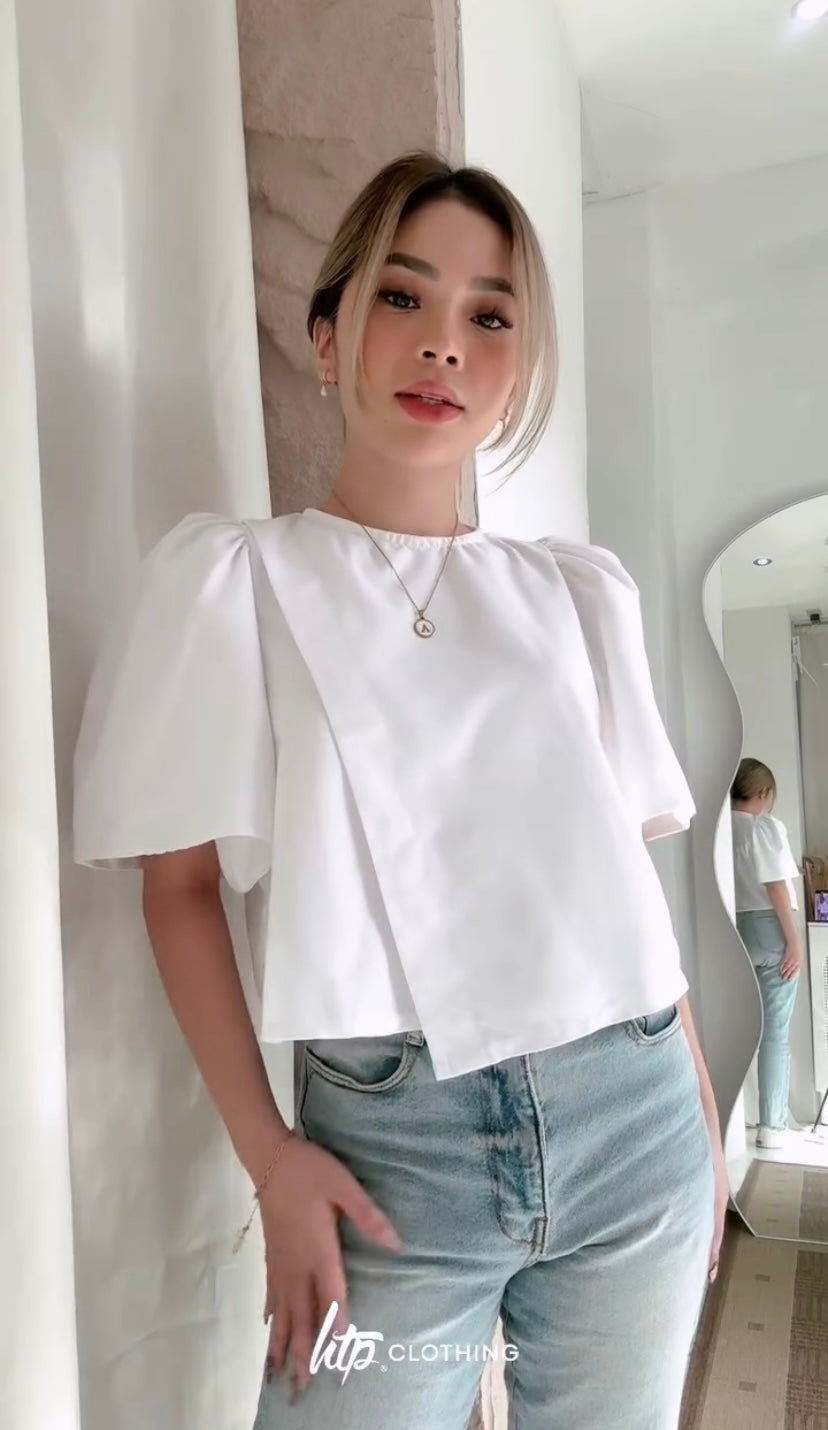 HTP Overlap Modern Filipiniana Top For Women