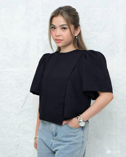 HTP Overlap Modern Filipiniana Top For Women