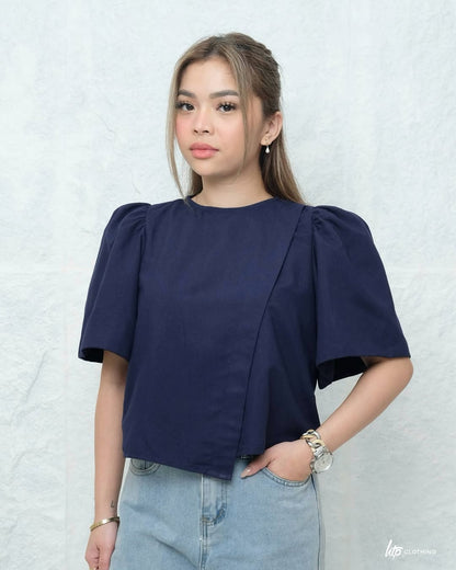 HTP Overlap Modern Filipiniana Top For Women