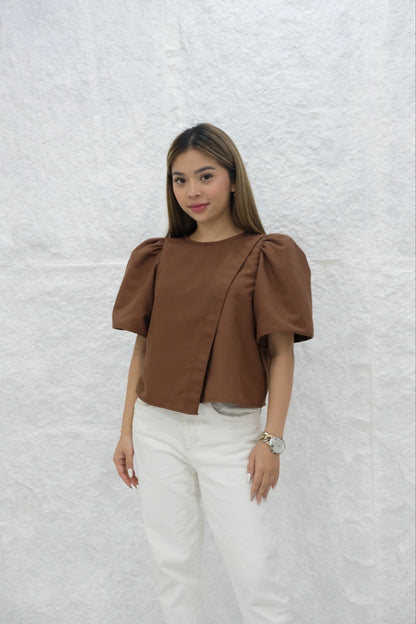 HTP Overlap Modern Filipiniana Top For Women