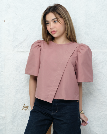 HTP Overlap Modern Filipiniana Top For Women