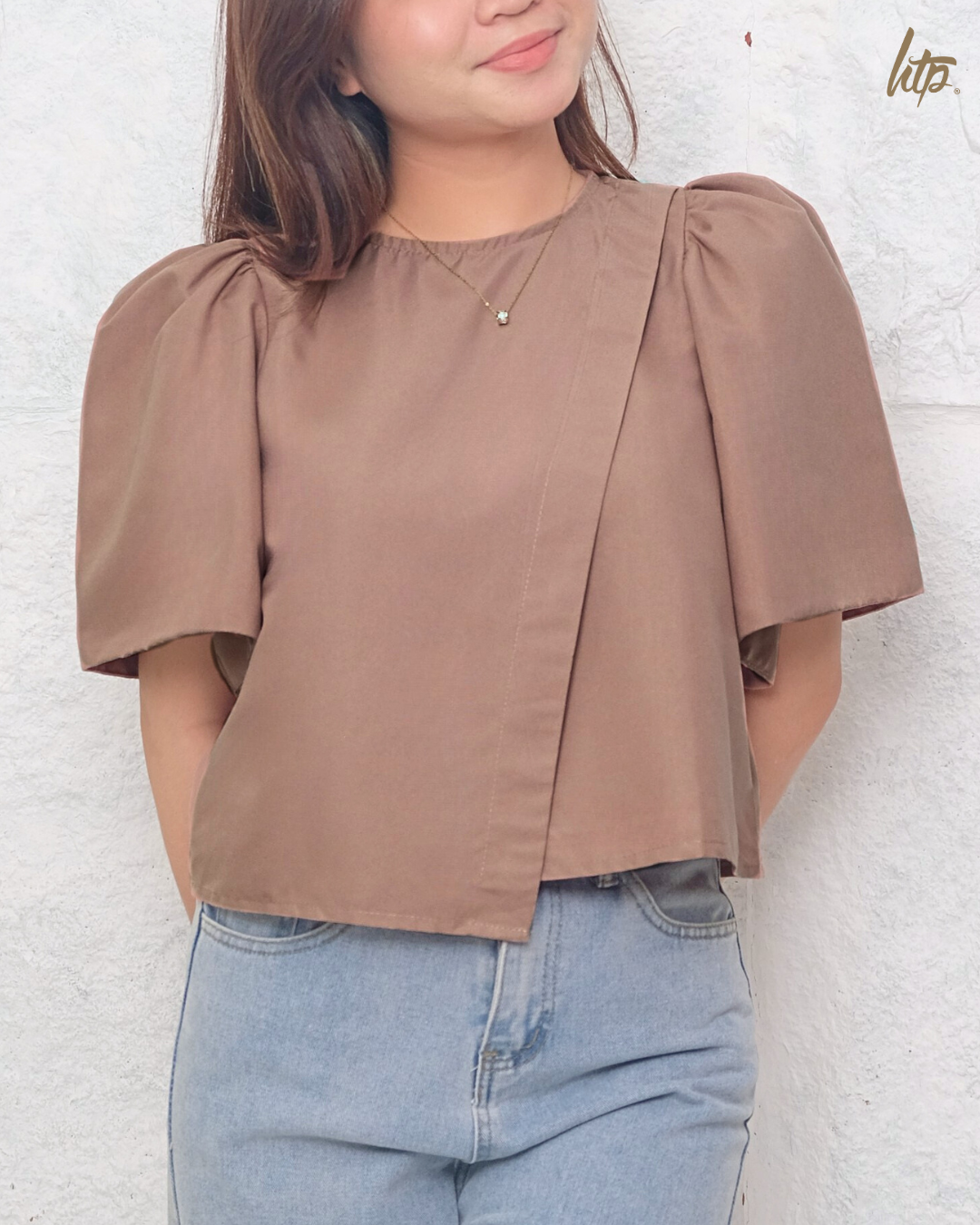 HTP Overlap Modern Filipiniana Top For Women