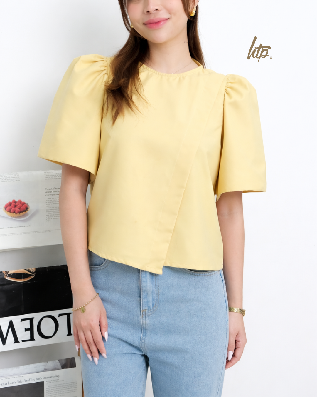 HTP Overlap Modern Filipiniana Top For Women