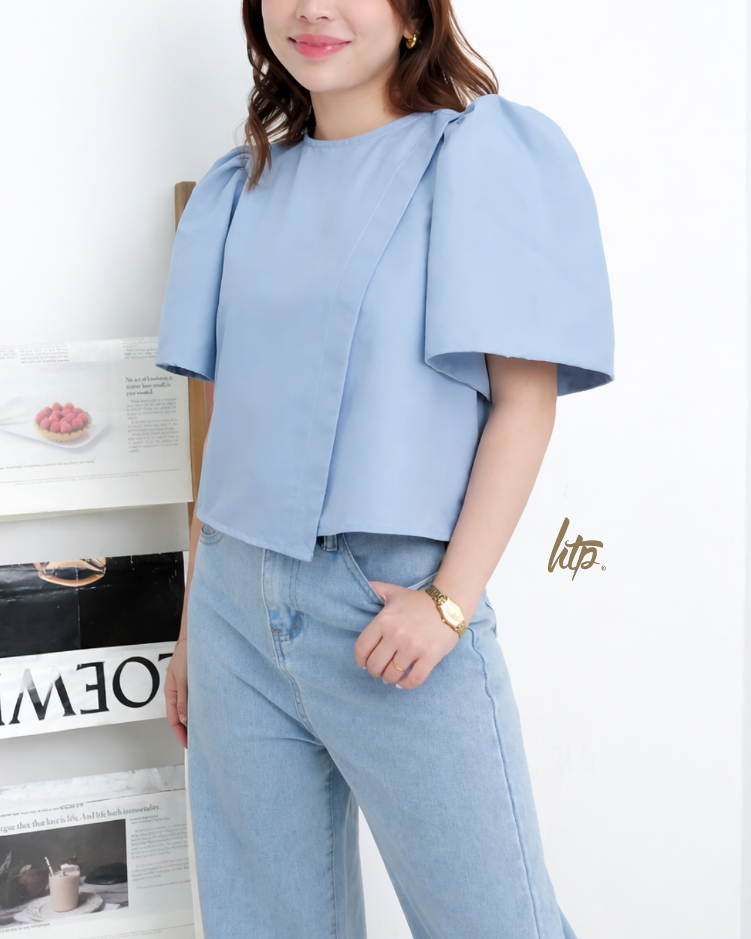 HTP Overlap Modern Filipiniana Top For Women