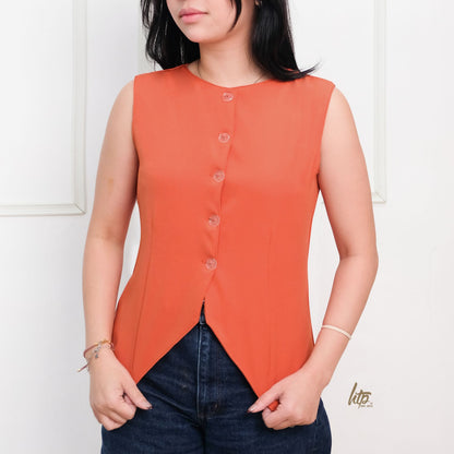 HTP Round Neck Vest Top for Women