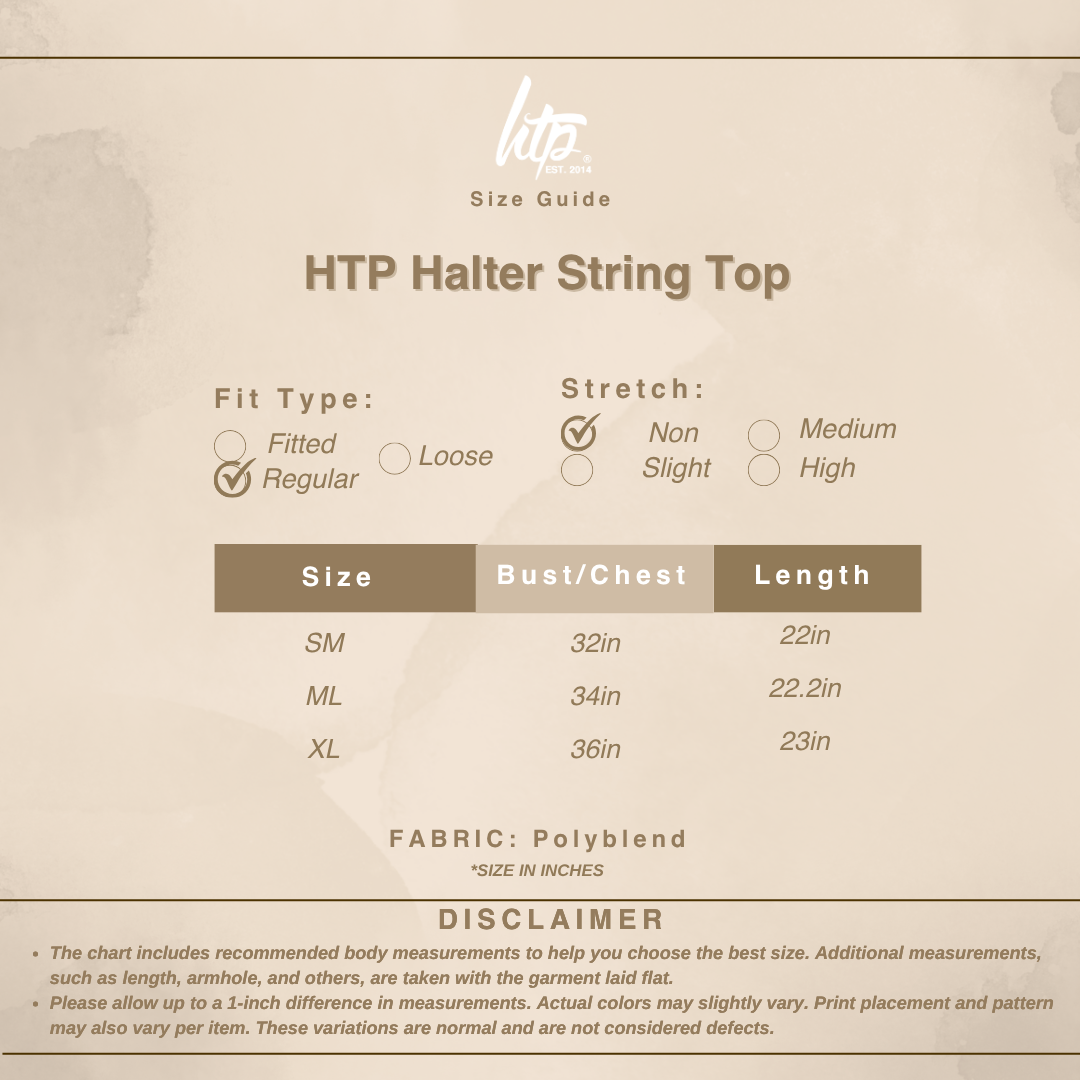 HTP Halter String Top