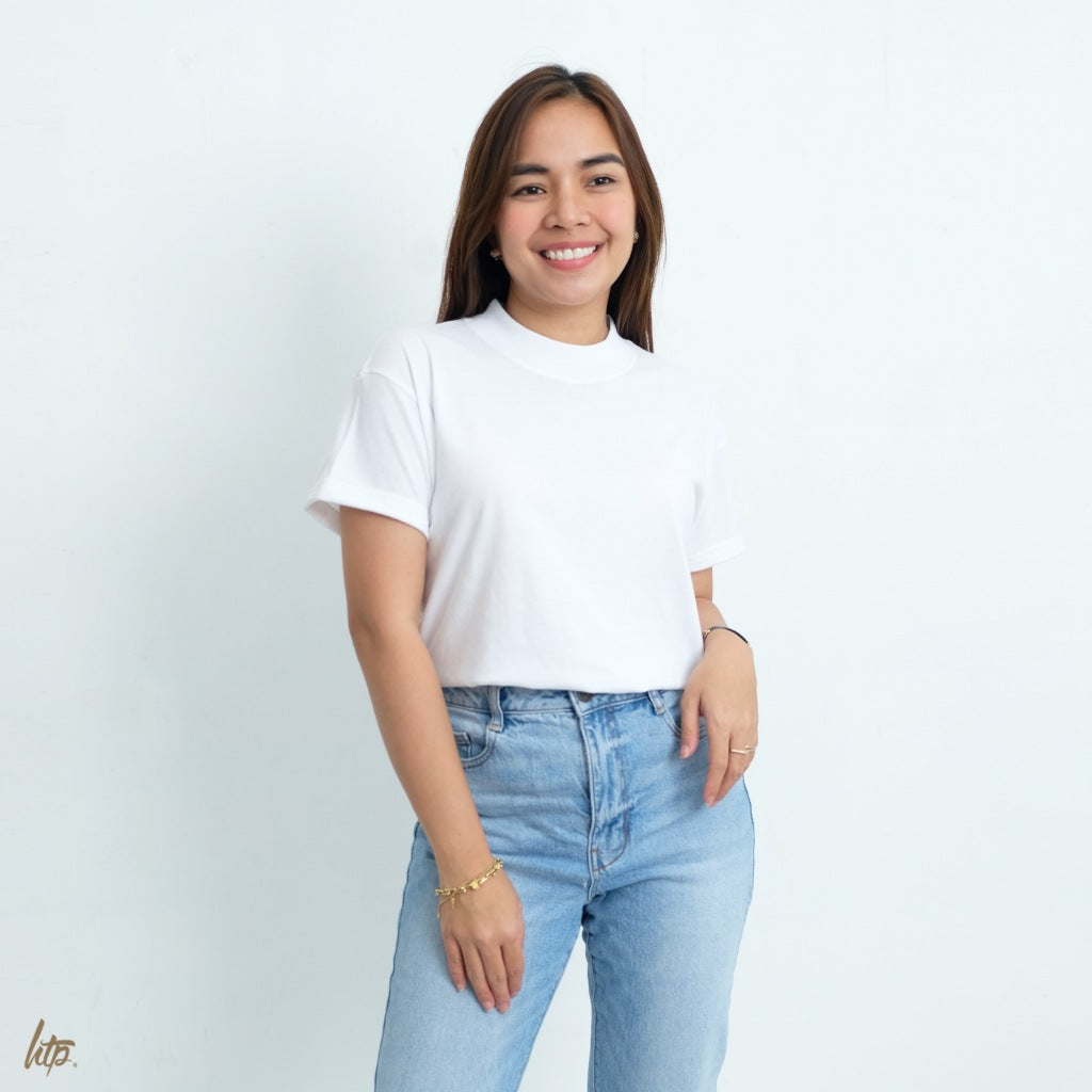 HTP Cotton High Neck T-Shirt