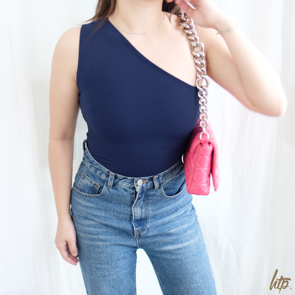HTP Women's One Shoulder Tank Top