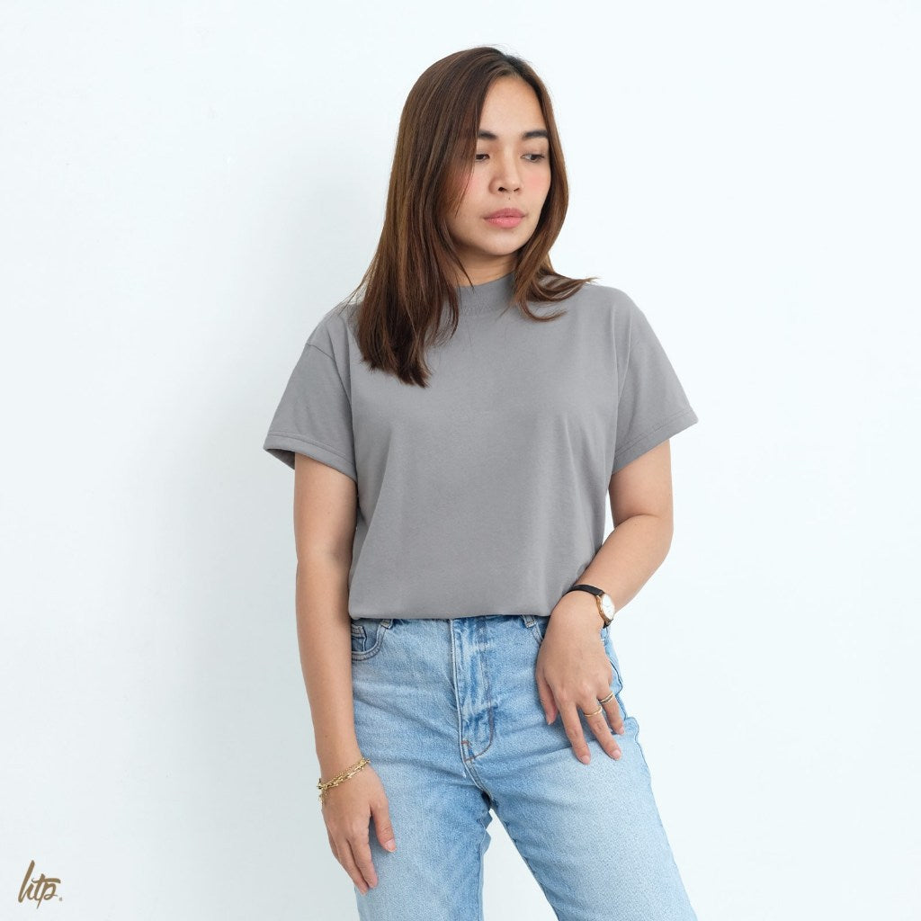 HTP Cotton High Neck T-Shirt