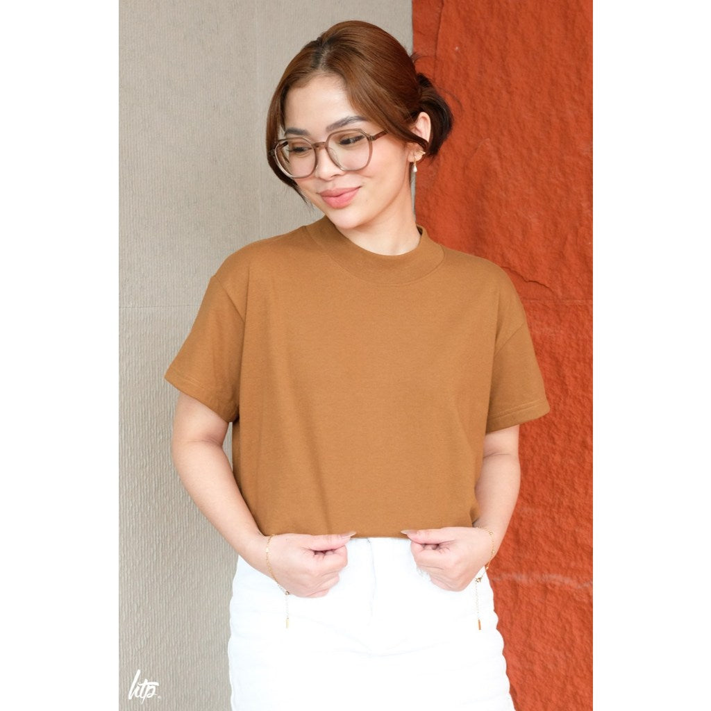 HTP Cotton High Neck T-Shirt