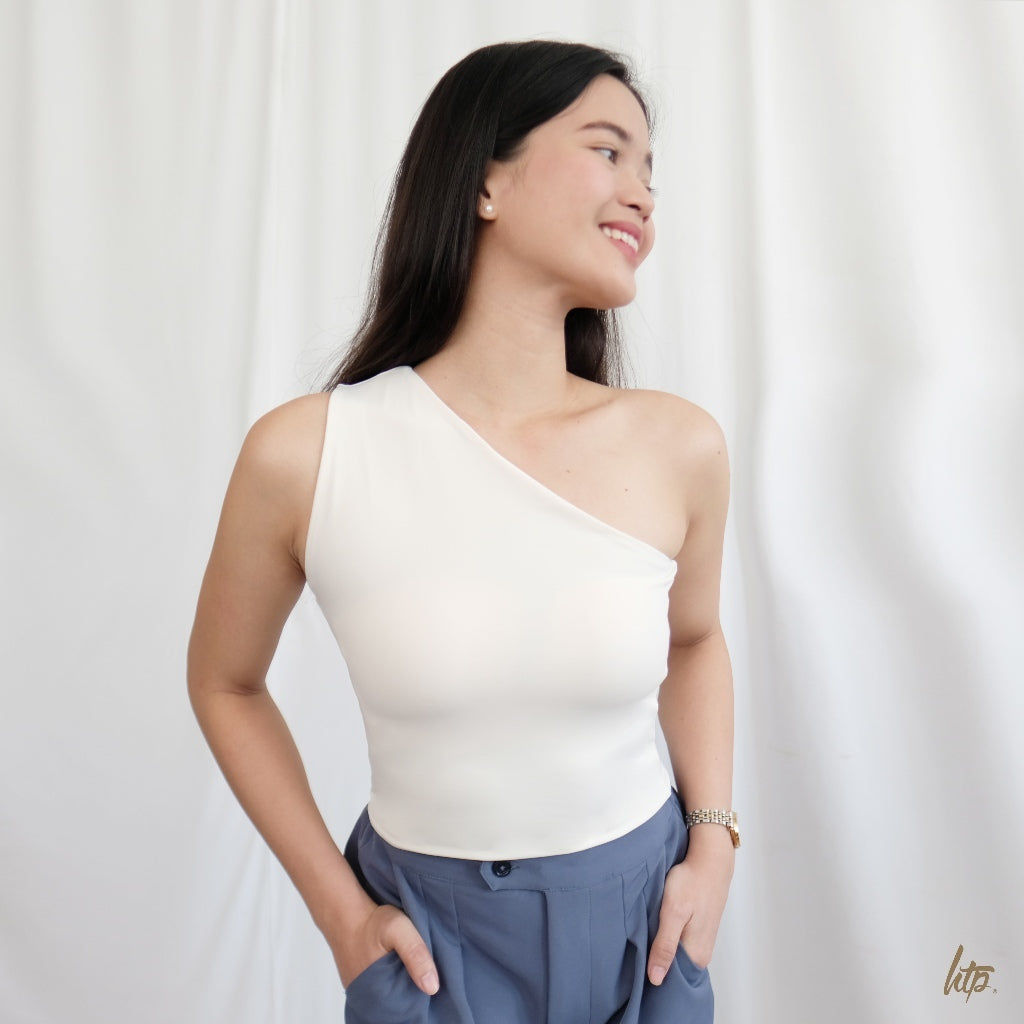 HTP Women's One Shoulder Tank Top