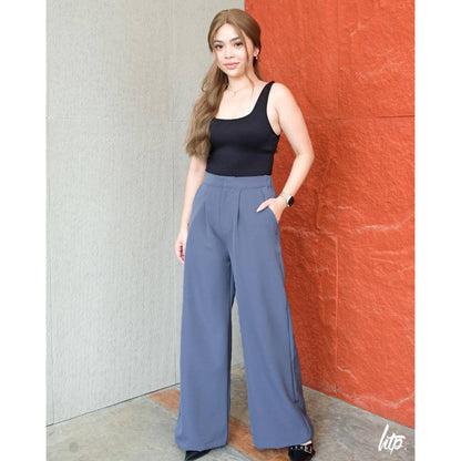 HTP Wide Leg High Waist Trousers