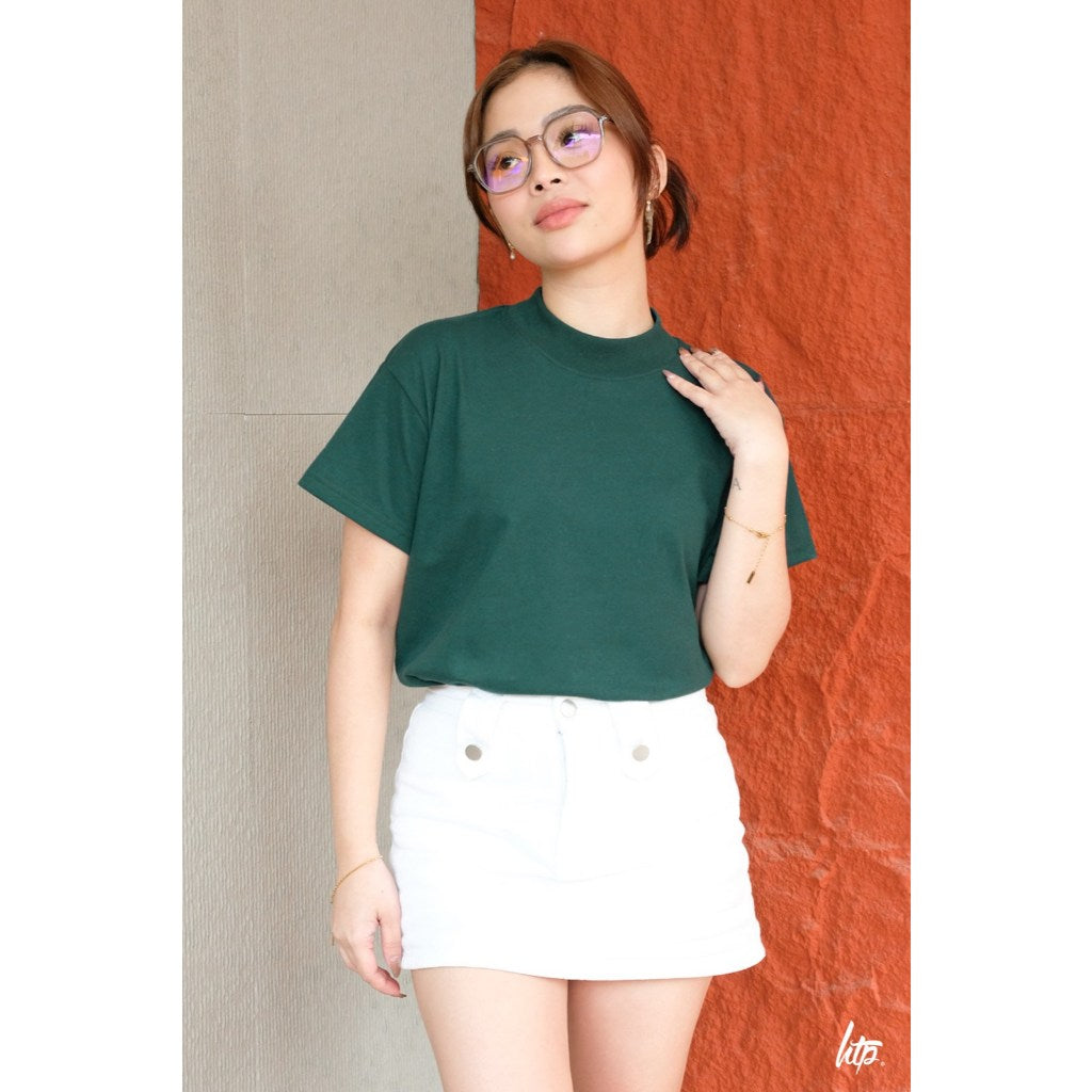 HTP Cotton High Neck T-Shirt