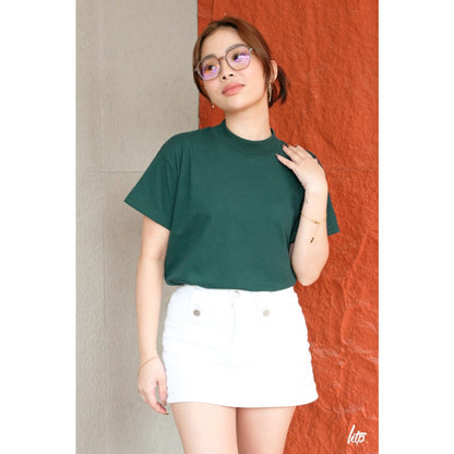 HTP Cotton High Neck T-Shirt