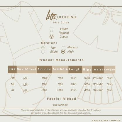 HTP Ribbed Sleepwear Set For Adult And Kids