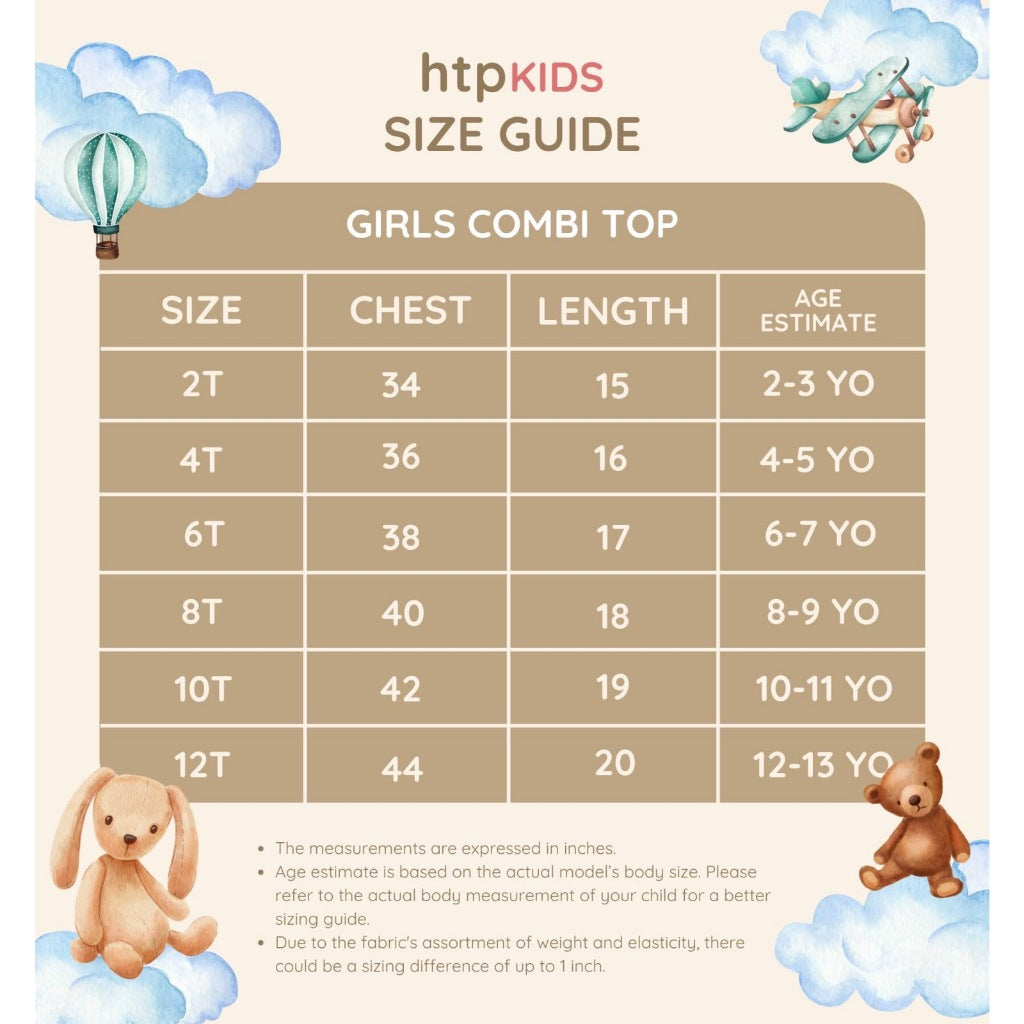 HTP Kids Girl Combi Top
