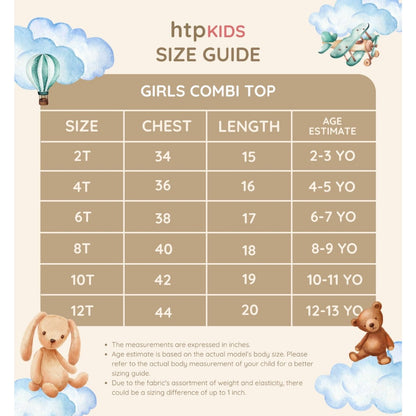 HTP Kids Girl Combi Top
