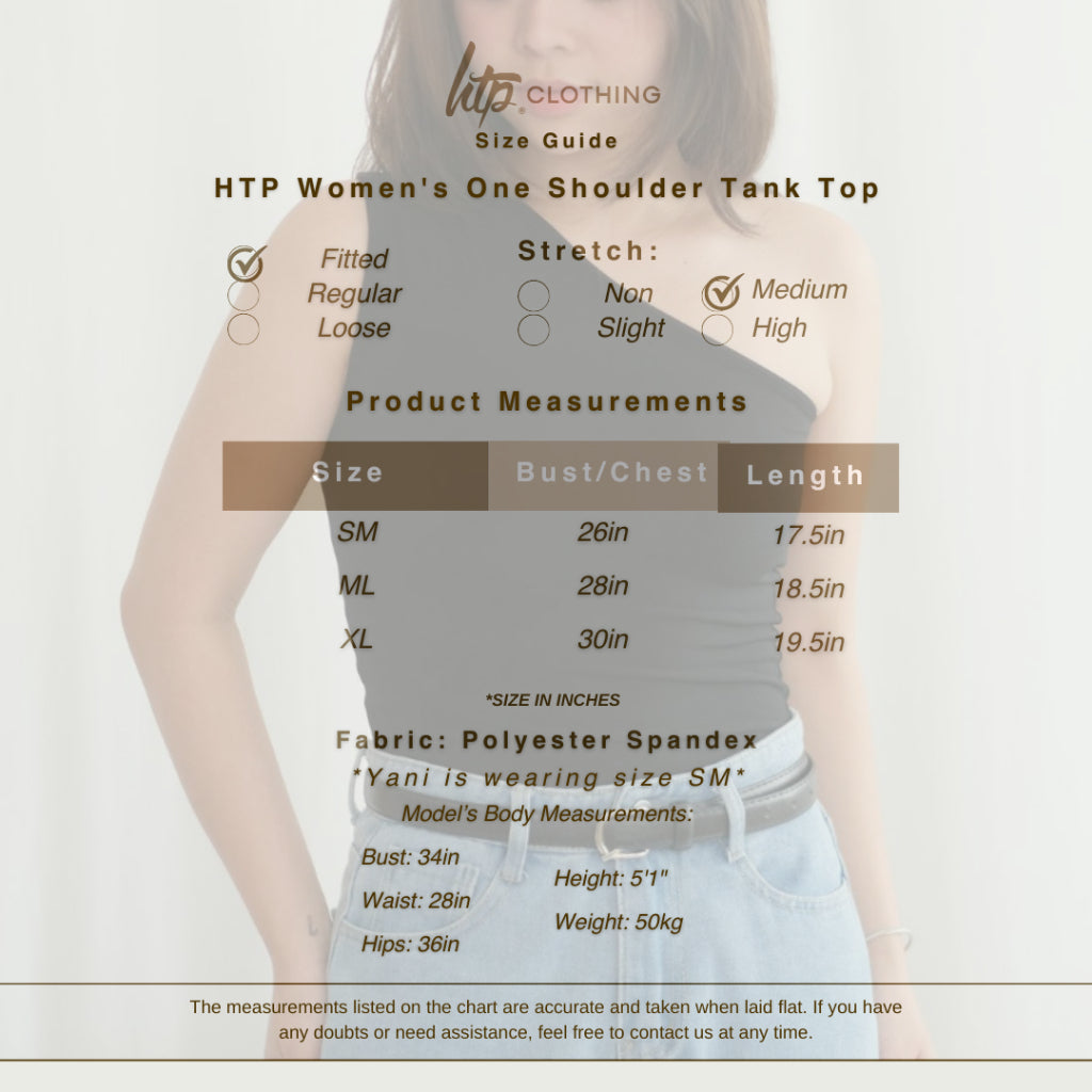 HTP Women's One Shoulder Tank Top
