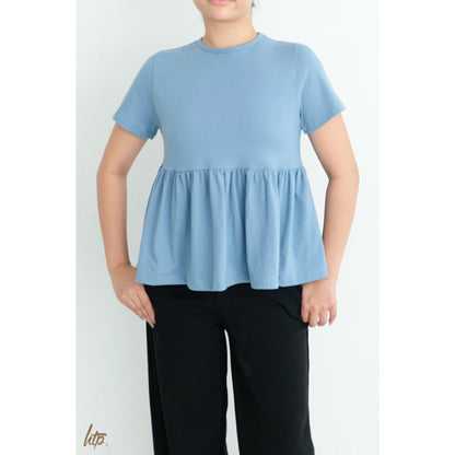 HTP Korean Peplum Cotton Top For Women