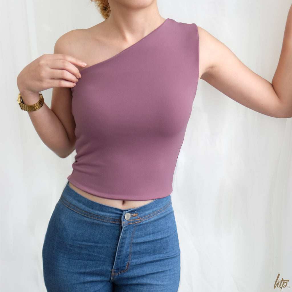 HTP Women's One Shoulder Tank Top