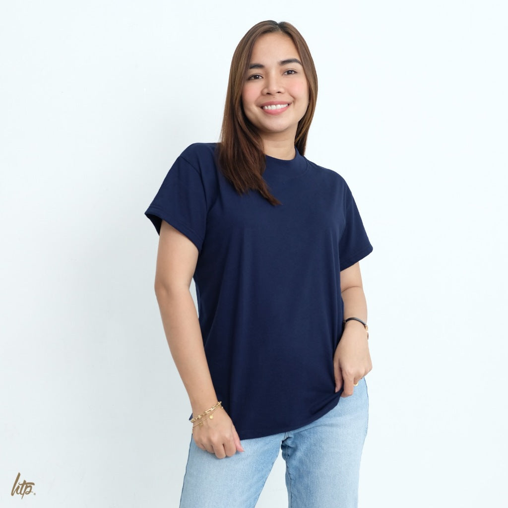 HTP Cotton High Neck T-Shirt