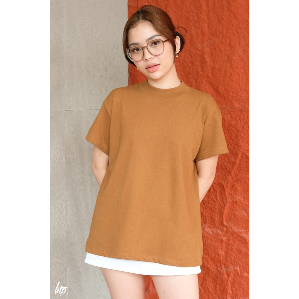 HTP Cotton High Neck T-Shirt